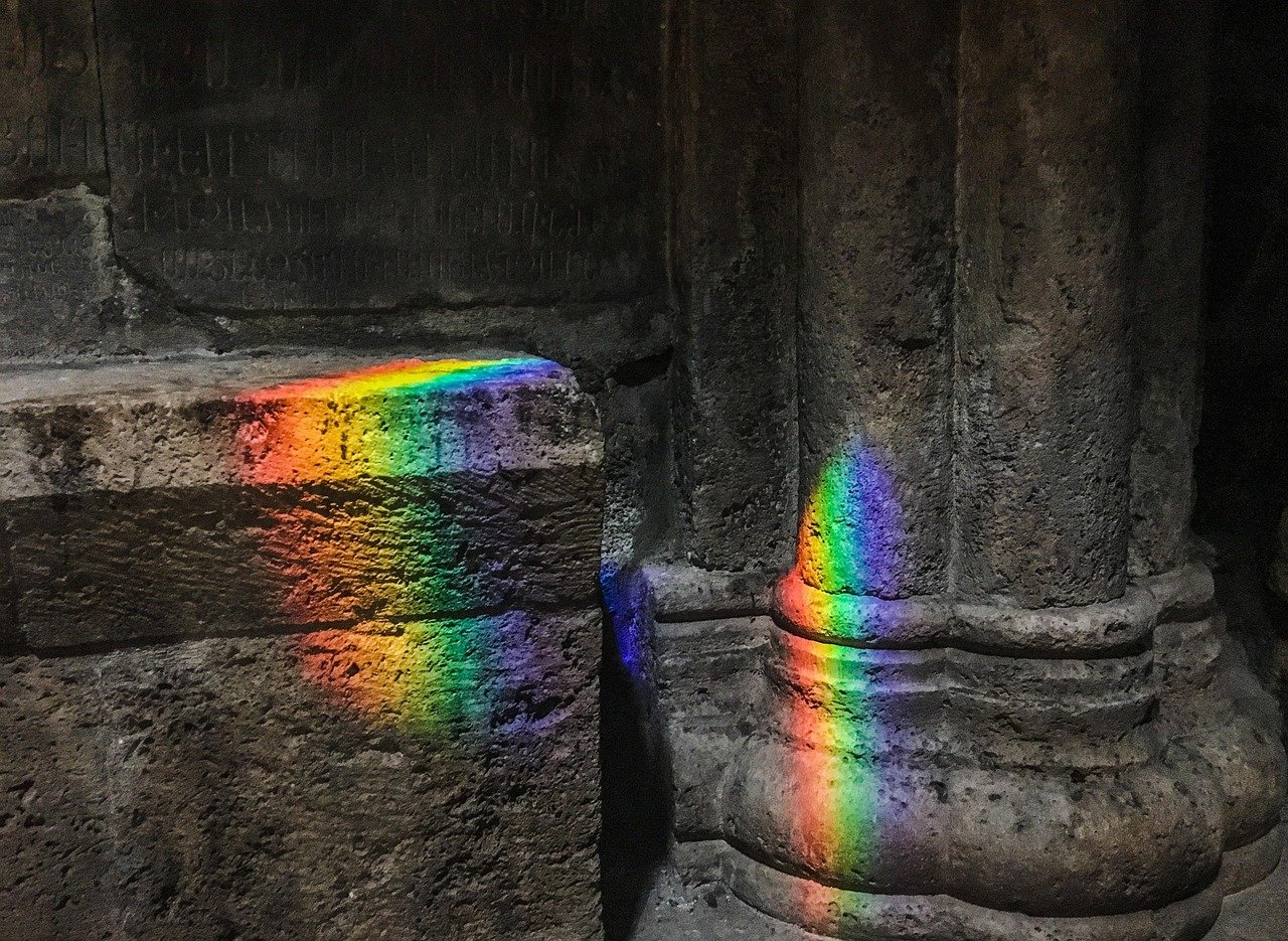 Contact information - pillar, colonnade, stone, architecture, ancient, history, historical, texture, природа, rainbow, concrete